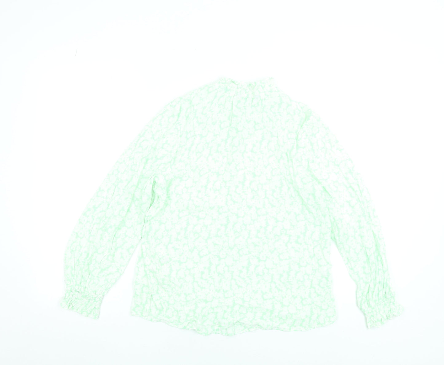 Womens UK Size 12 Marks and Spencer Green Tunic Blouse