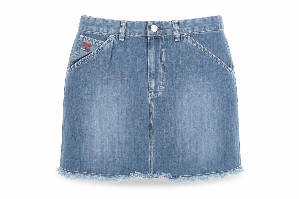 Womens UK Size 6 Tommy Hilfiger Straight & Pencil Denim Skirt