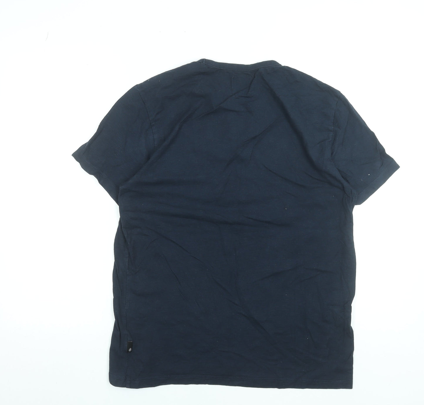 Mens UK Size M Burton Menswear London Blue  T-Shirt