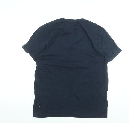 Mens UK Size M Burton Menswear London Blue  T-Shirt