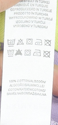 Primark Men’s Purple Palm Tree Graphic T-Shirt Size S