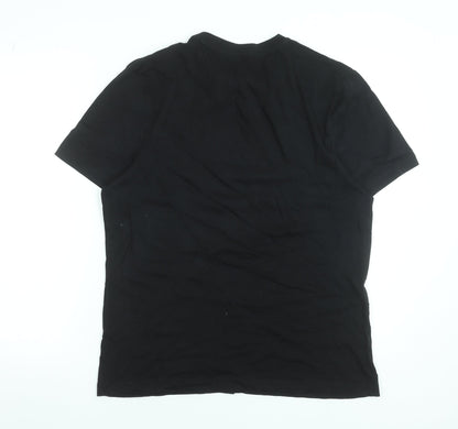 Mens UK Size L Marvel Black  T-Shirt