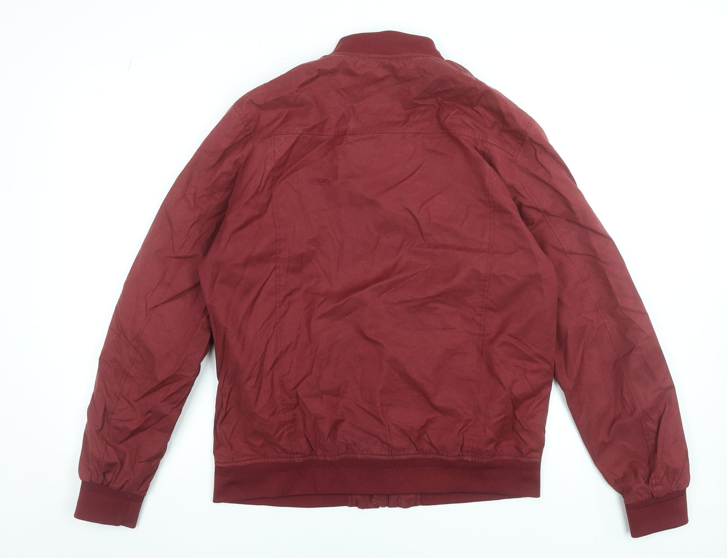 Mens UK Size L Springfield Red Bomber Jacket