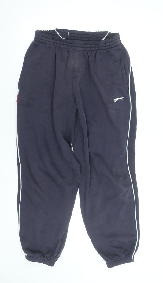 Slazenger Men Black L Fleece Sweatpants Joggers Casual Trousers