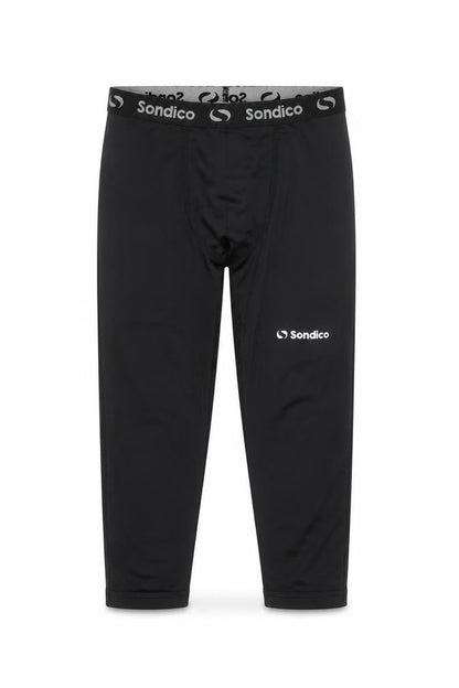 Sondico Girls Black Compression Leggings Size 5-6 Years Activewear