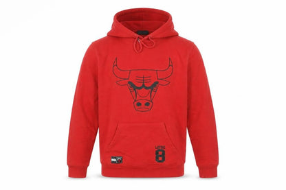 Mens UK Size S NBA Red Pullover Hoodie