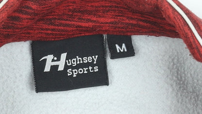 Mens UK Size M Hughsey Sports Grey 1/4 Zip Sweatshirt