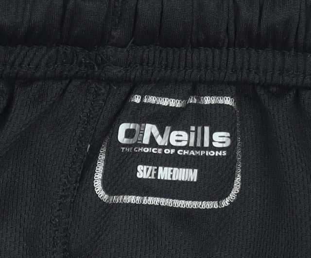 O'Neills Mens Black Medium Athletic Shorts Polyester Mayo GAA