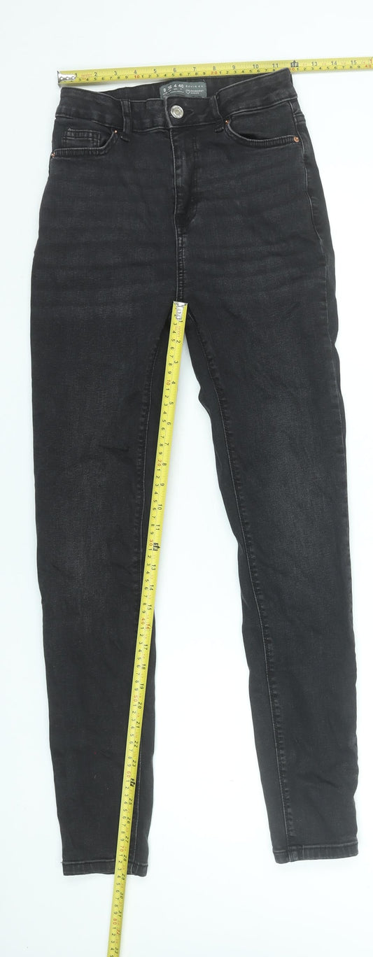 Primark Women’s Black Skinny High Rise Stretch Jeans Size 8