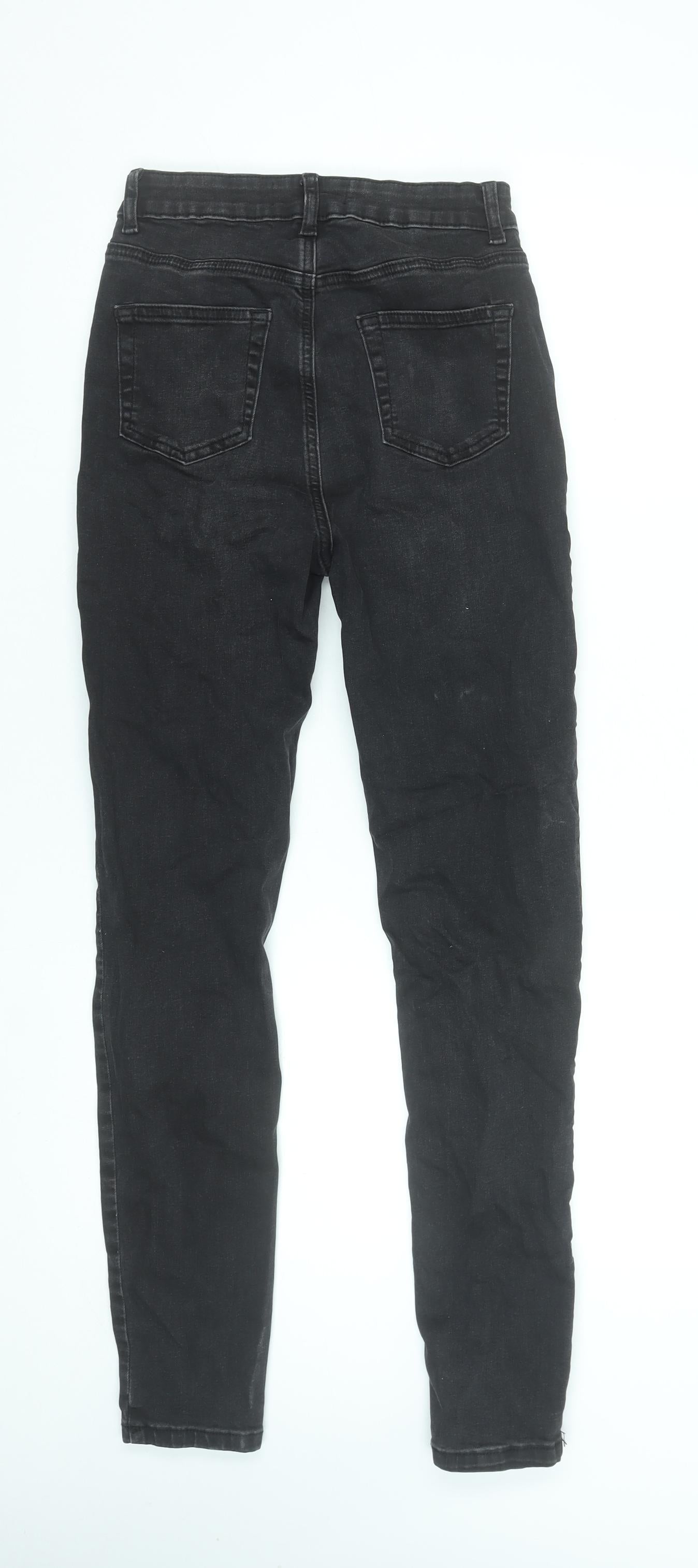 Primark Women’s Black Skinny High Rise Stretch Jeans Size 8