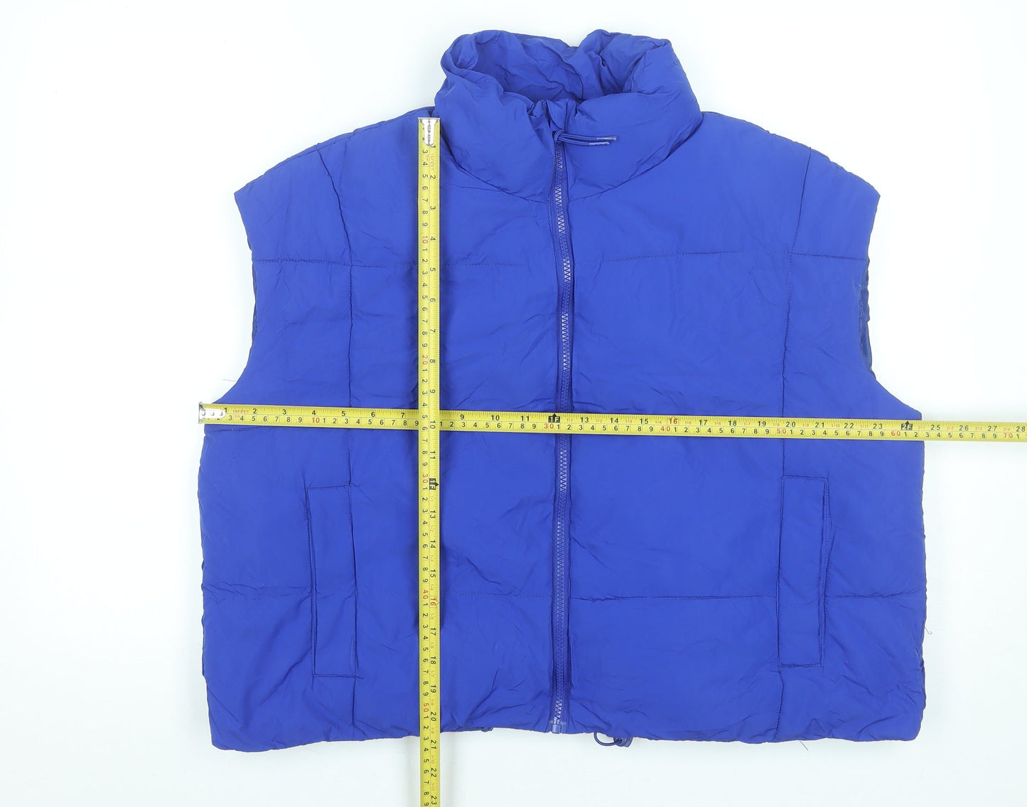 Womens UK Size 16 Dunnes Stores Blue Puffer Jacket