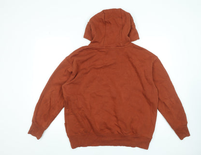 Mens UK Size S Nike Brown Pullover Hoodie