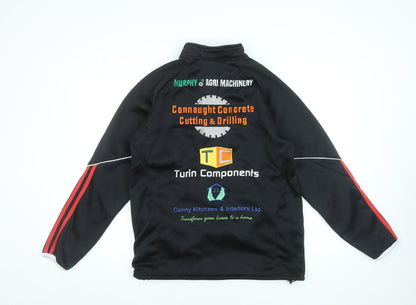 Mens UK Size M GRG Black Pullover Sweatshirt