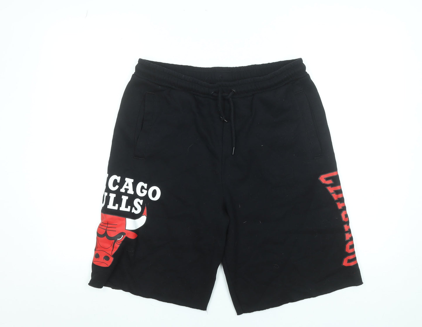 NBA Chicago Bulls Men's Black M Sweat Shorts Cotton Blend