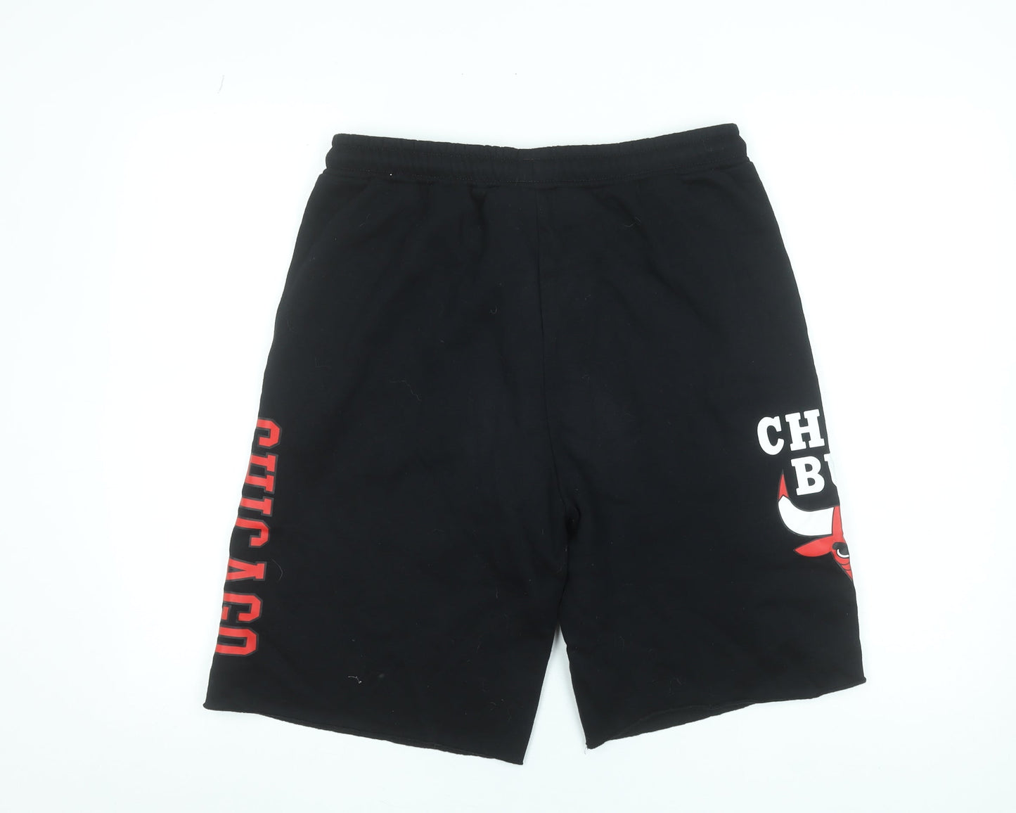 NBA Chicago Bulls Men's Black M Sweat Shorts Cotton Blend