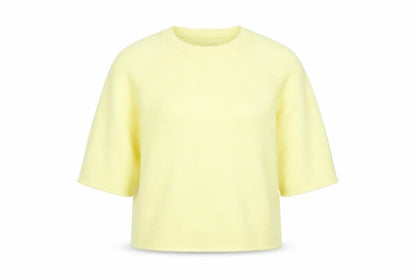 Womens UK Size 10 Gallery Yellow Pullover Jumper