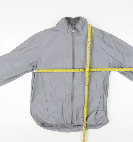 Spiro Men's Grey XS Windbreaker Lightweight Activewear Jacket