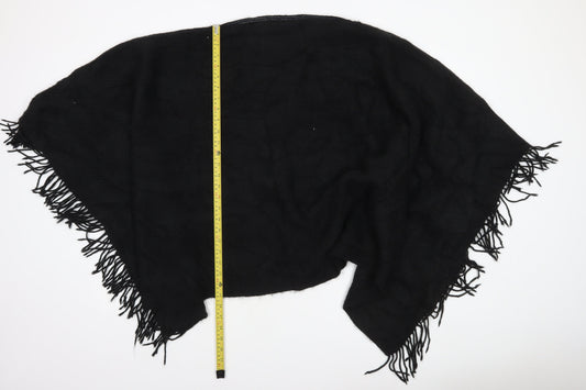 Womens UK Size S NEXT Black Cape Jumper