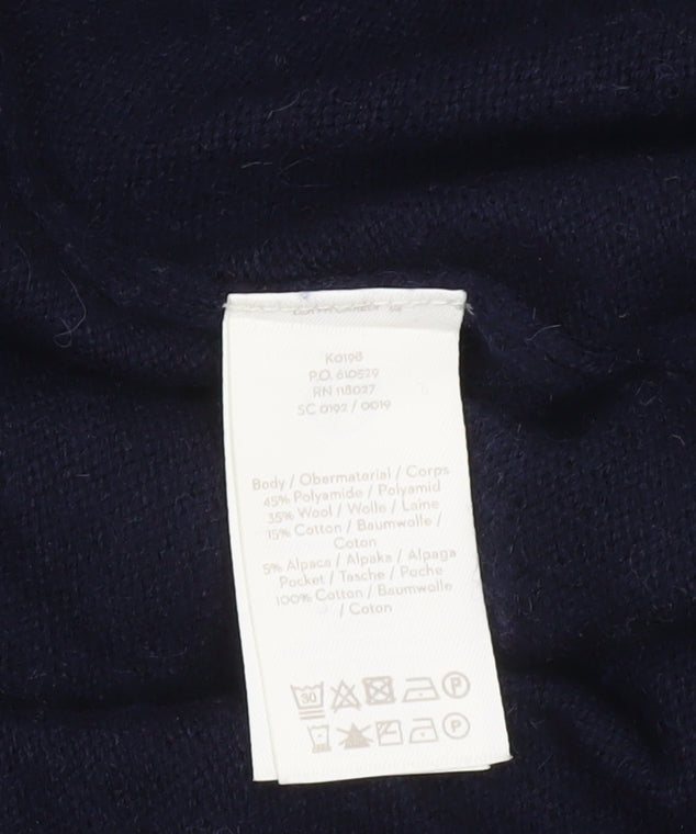 Boden Women’s Blue Long Sleeve Open Knit Cardigan L