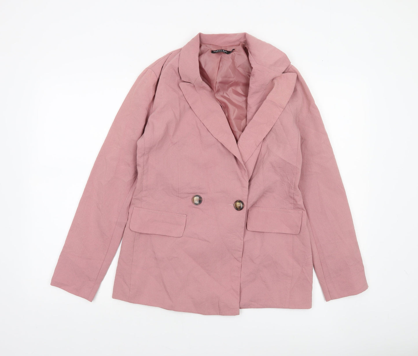 Womens UK Size 6 Nasty Gal Regular Pink Blazer
