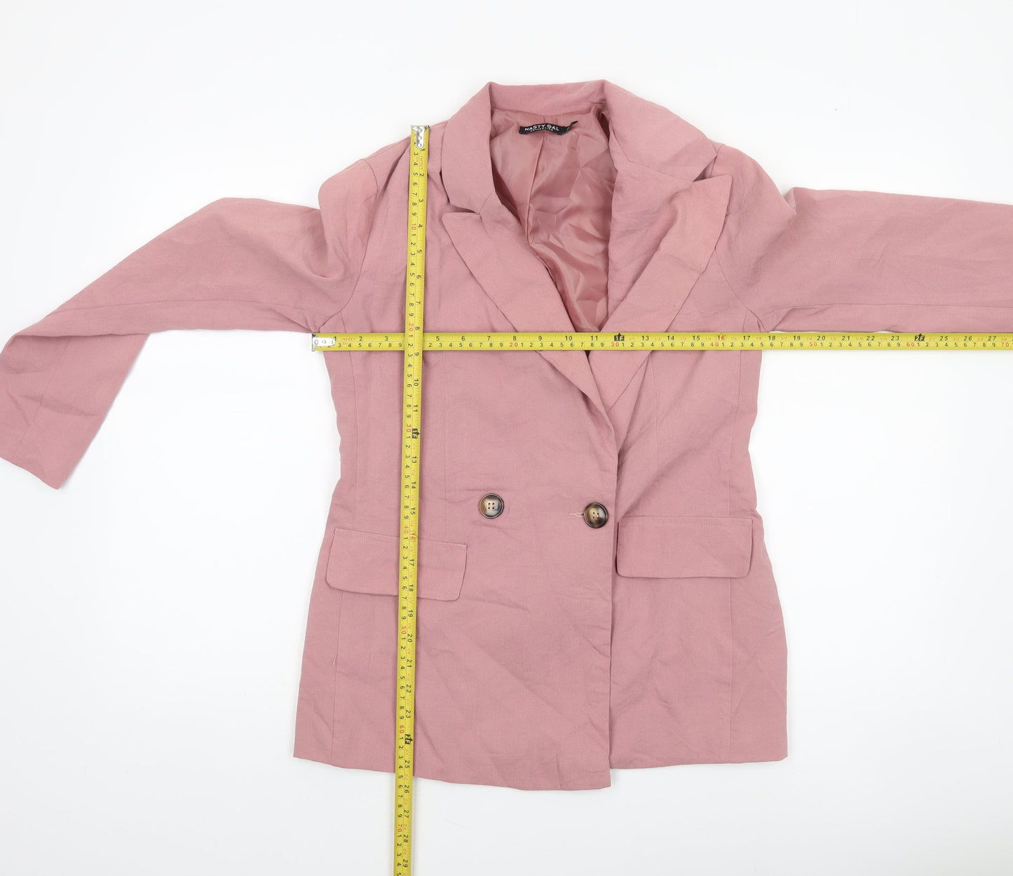 Womens UK Size 6 Nasty Gal Regular Pink Blazer