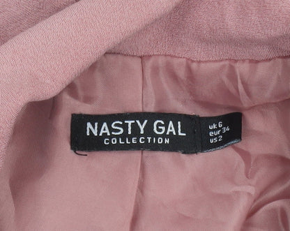 Womens UK Size 6 Nasty Gal Regular Pink Blazer