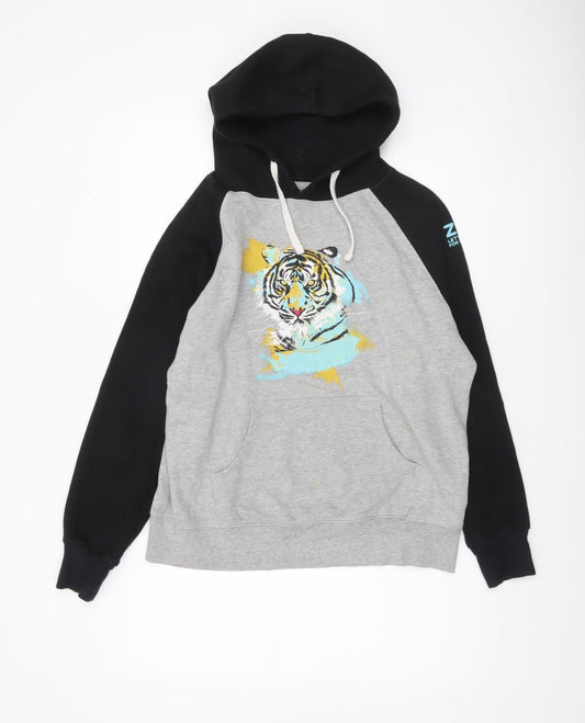 Mens UK Size S Traditional Crafts Multicoloured Pullover Hoodie
