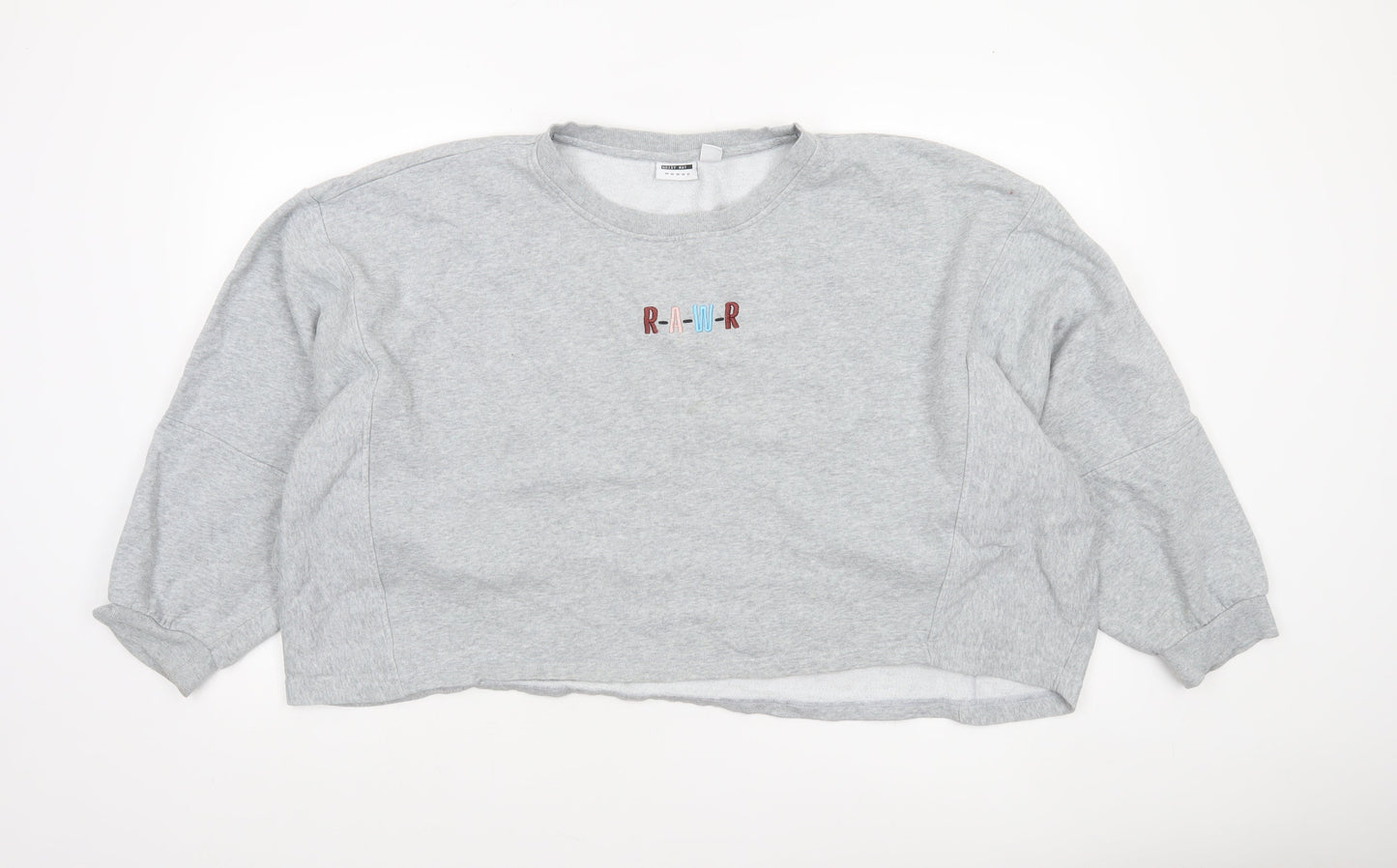 Womens UK Size 16 Noisy may Grey Pullover Sweatshirt