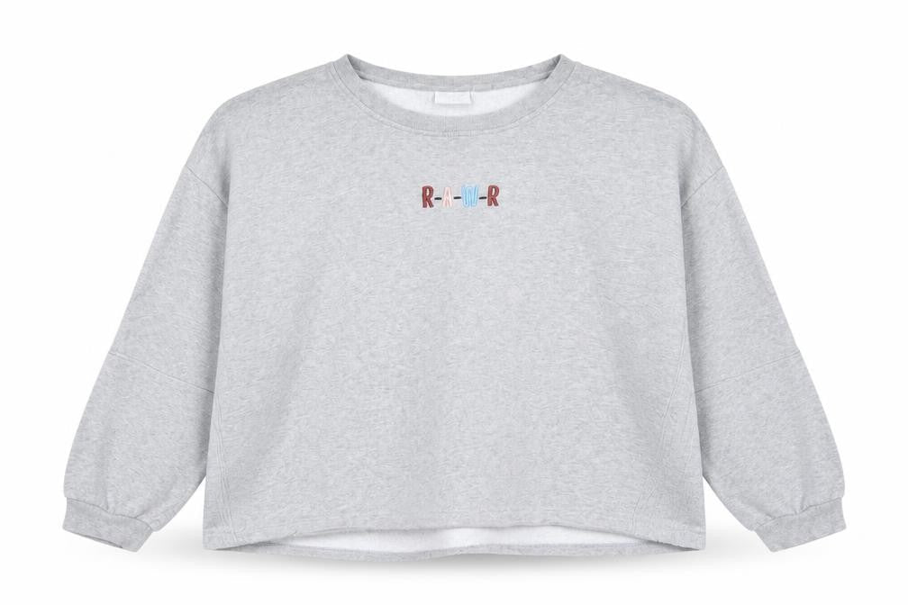 Womens UK Size 16 Noisy may Grey Pullover Sweatshirt