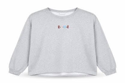 Womens UK Size 16 Noisy may Grey Pullover Sweatshirt