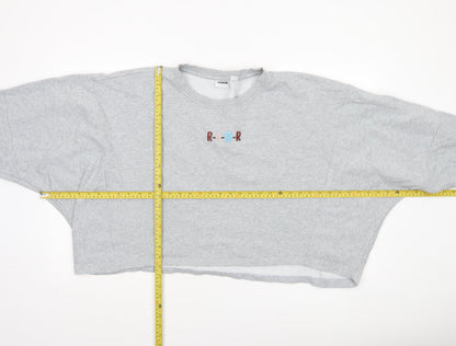 Womens UK Size 16 Noisy may Grey Pullover Sweatshirt