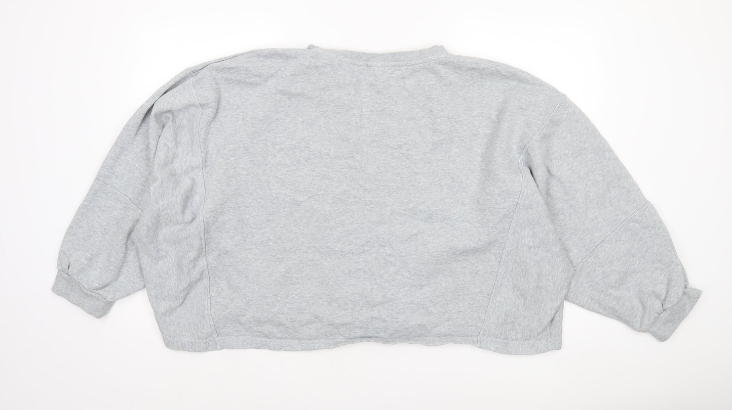 Womens UK Size 16 Noisy may Grey Pullover Sweatshirt