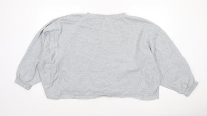 Womens UK Size 16 Noisy may Grey Pullover Sweatshirt