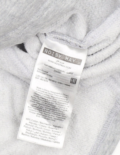 Womens UK Size 16 Noisy may Grey Pullover Sweatshirt