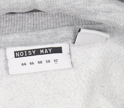 Womens UK Size 16 Noisy may Grey Pullover Sweatshirt