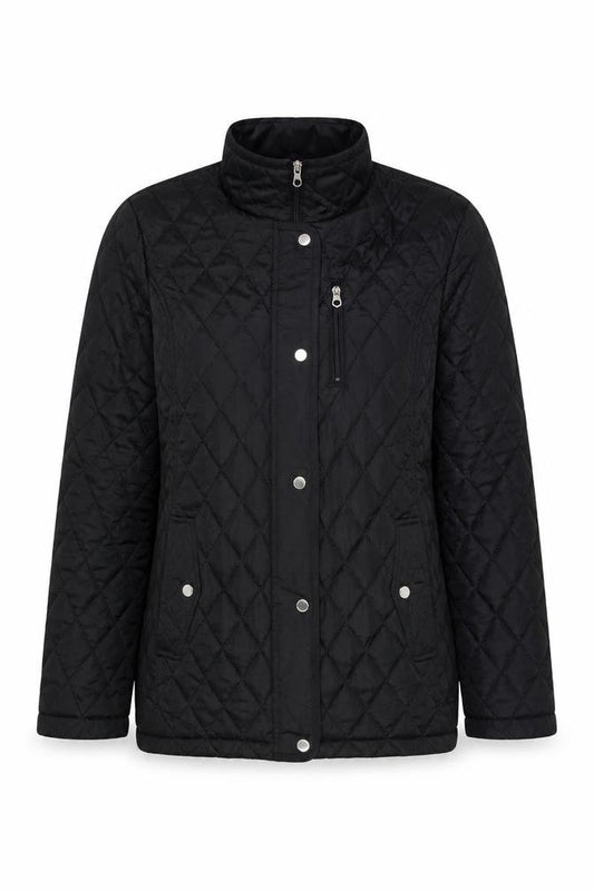 Womens UK Size XL Nautica Black Quilted Coat