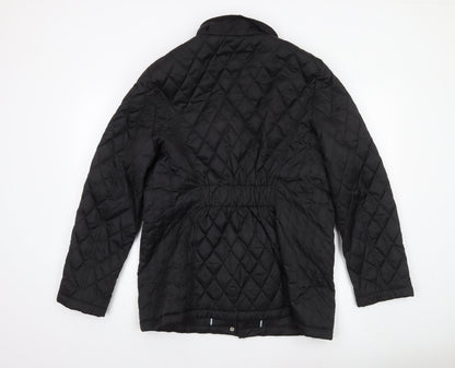 Womens UK Size XL Nautica Black Quilted Coat