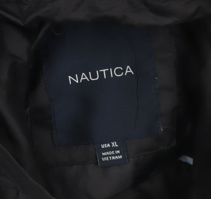 Womens UK Size XL Nautica Black Quilted Coat