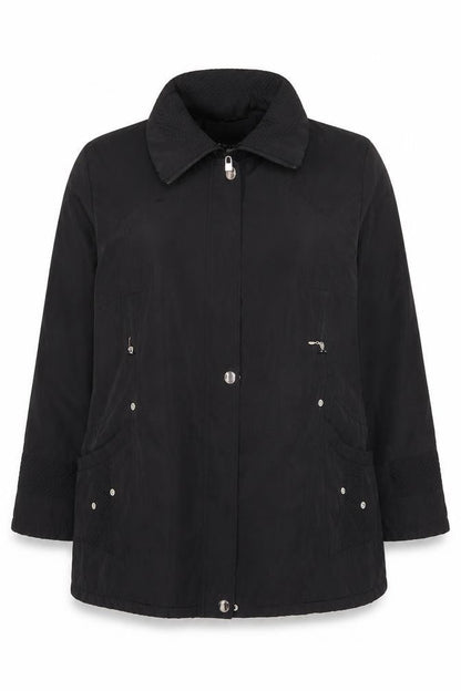 Womens UK Size 16 Saturne Black Basic Jacket