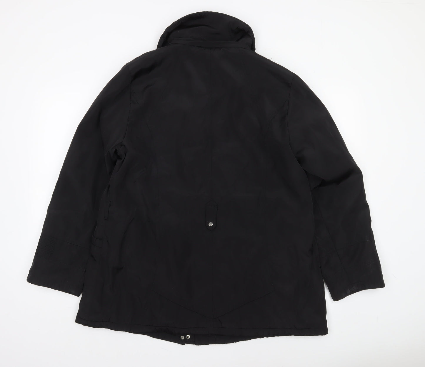 Womens UK Size 16 Saturne Black Basic Jacket