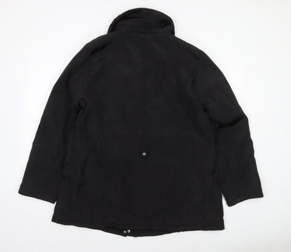 Womens UK Size 16 Saturne Black Basic Jacket
