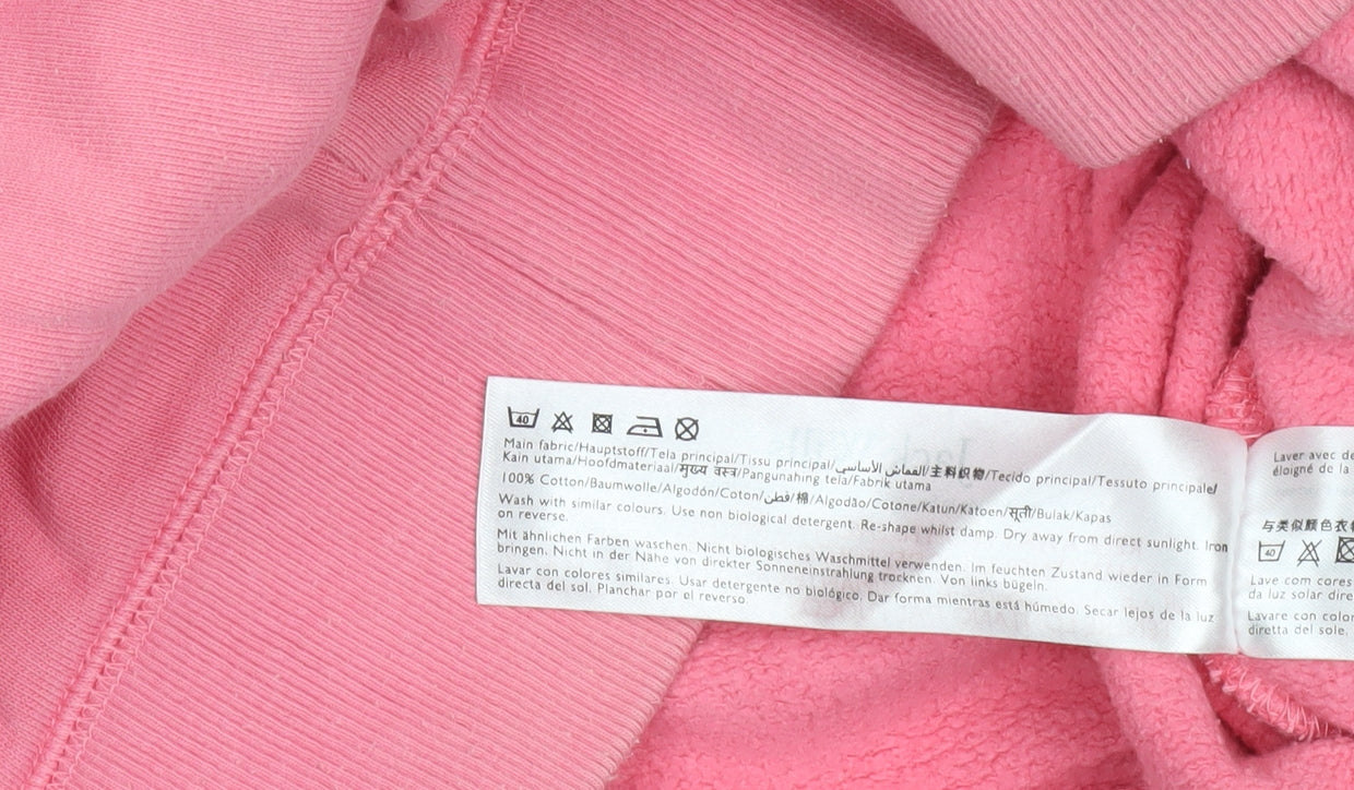 Womens UK Size 8 Jack Wills Pink Pullover Hoodie