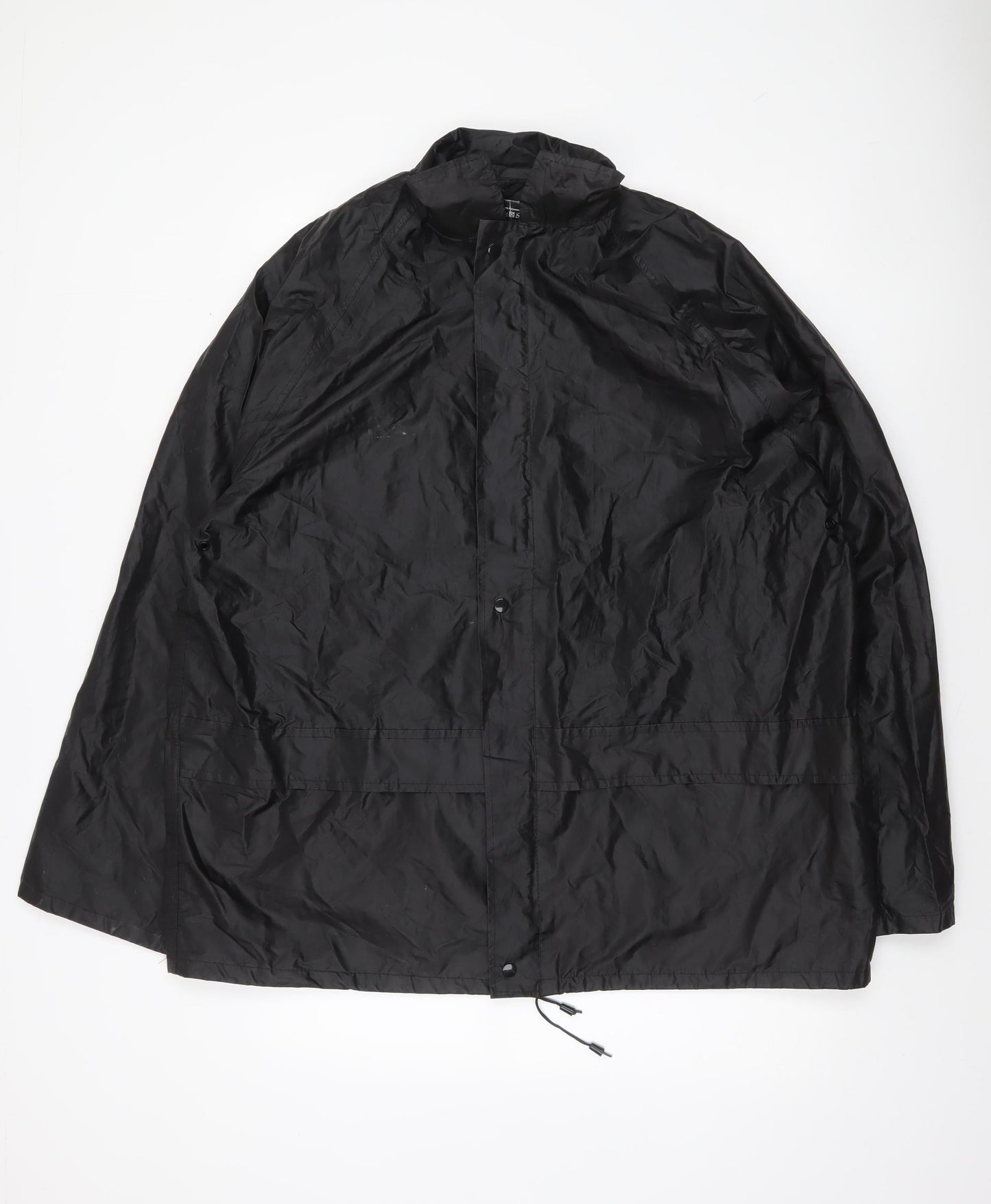 Mens UK Size XL Mil-Tec Black Rain Coat