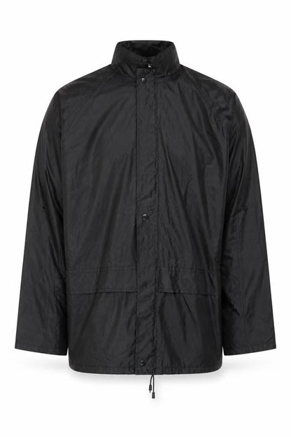 Mens UK Size XL Mil-Tec Black Rain Coat