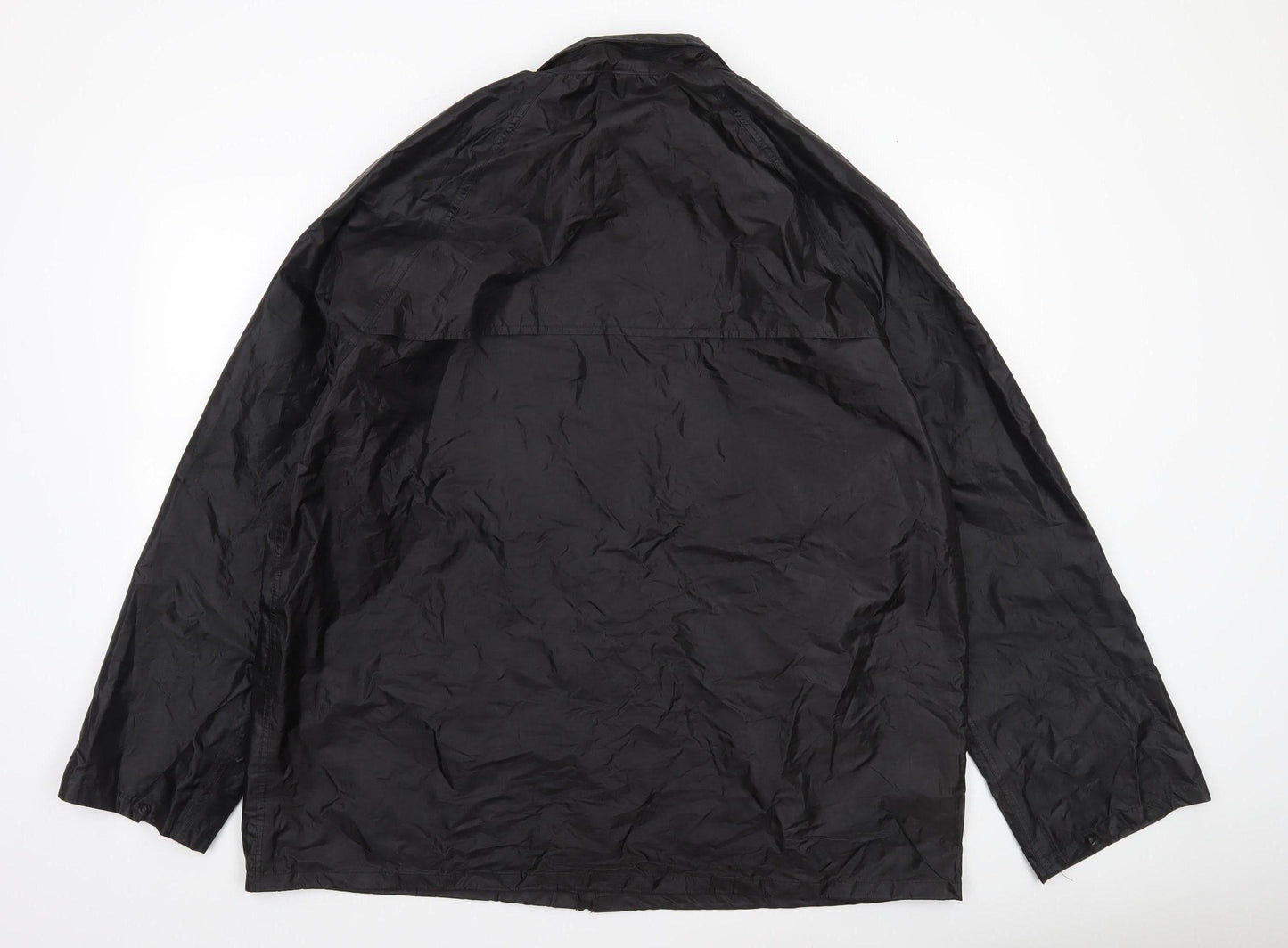 Mens UK Size XL Mil-Tec Black Rain Coat