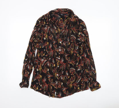 ISLE Collection Women's Multicoloured Floral Button-Up Shirt Size 16