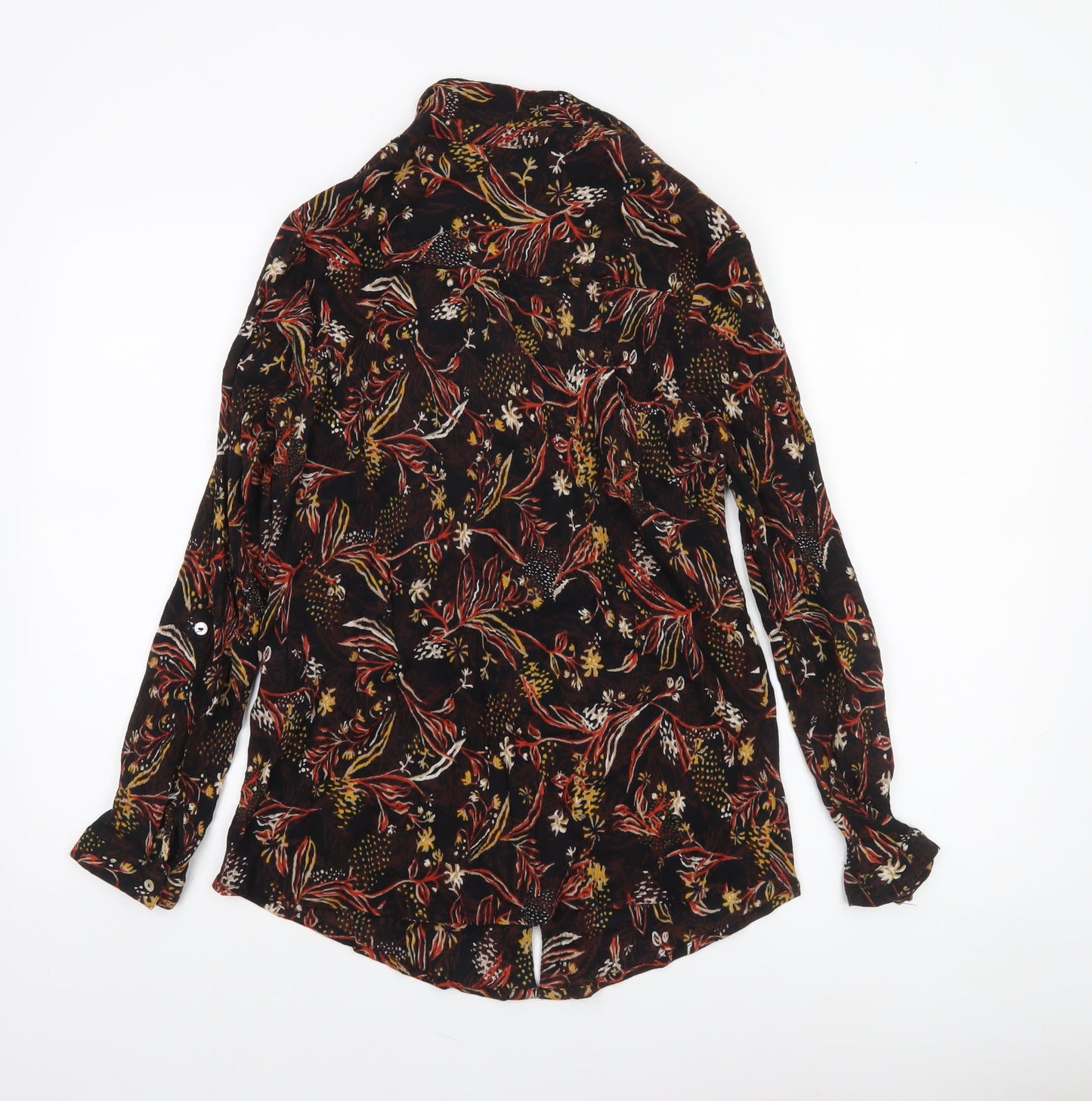 ISLE Collection Women's Multicoloured Floral Button-Up Shirt Size 16