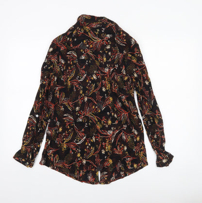 ISLE Collection Women's Multicoloured Floral Button-Up Shirt Size 16