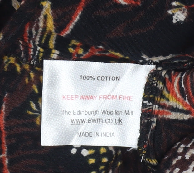 ISLE Collection Women's Multicoloured Floral Button-Up Shirt Size 16