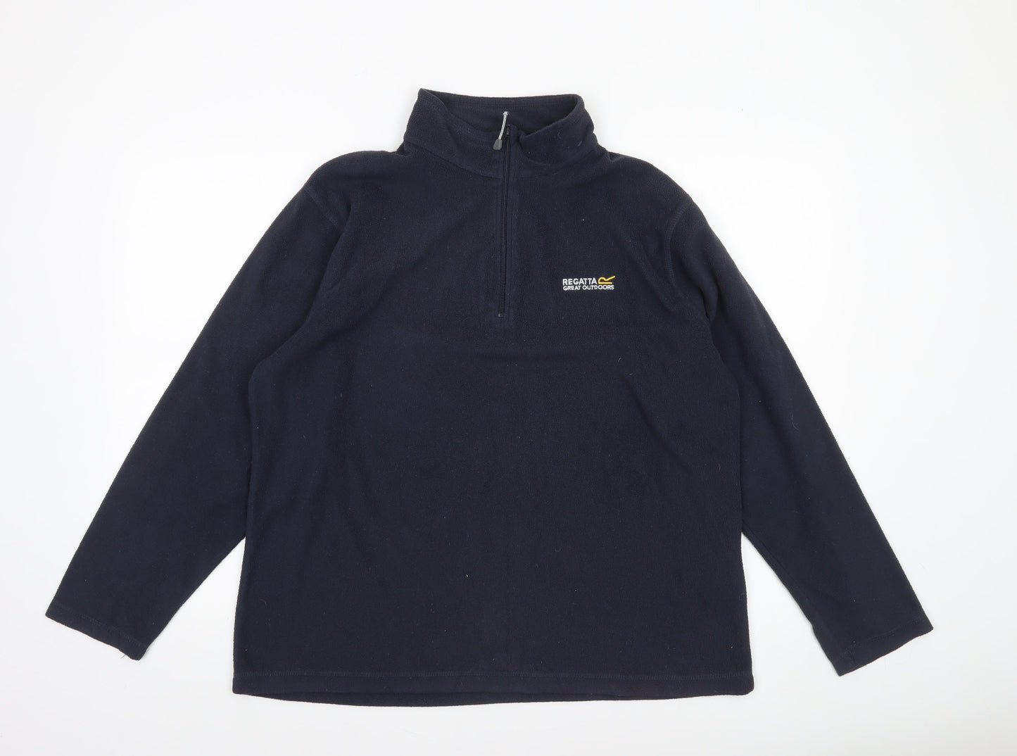 Regatta Great Outdoors Women's Navy Fleece 1/2 Zip Pullover UK 18